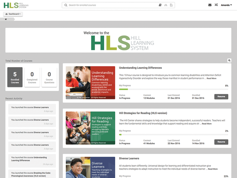 Hill Learning System Featured Image